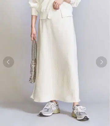 폴리에스테르 머메이드 플레어 스커트