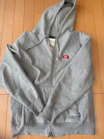 FTC 풀 집업 그레이 후드티