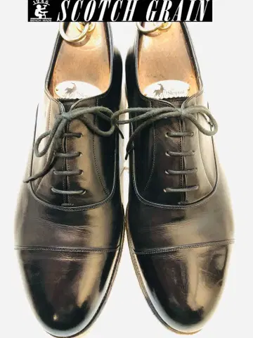 새상품급 정가 40,000엔! 스코치 그레인 스트레이트 팁 26.5EEE