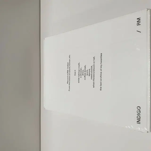 RM Indigo 솔로 앨범 (미개봉)