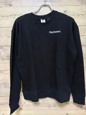 플레이스테이션 맨투맨 트레이닝복 블랙 XL 사이즈 프린트