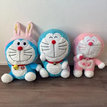도라에몽 BIG 봉제 인형 묶음 3개 레어