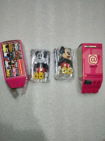 베어브릭 시리즈 17 미키 앞뒤 디즈니