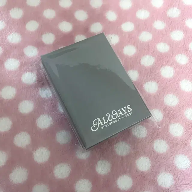 세븐틴 9주년 목걸이 정한 포카포함 미개봉 원가양도