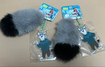 주토피아2 파우버트 아크릴 키링 꼬리 포함 2개 세트