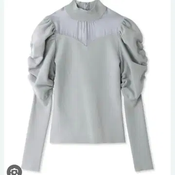 SNIDEL sustainable 데콜테 시어 니트 풀오버