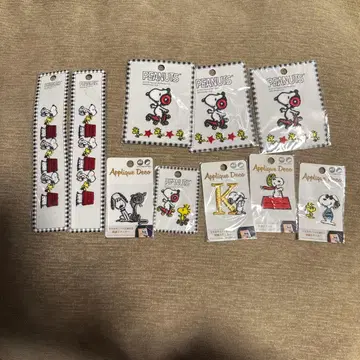 스누피 와펜 10개 새상품