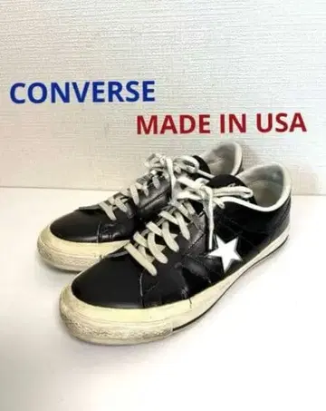 CONVERSE 스니커즈 블랙 USA제