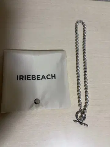 IRIEBEACH 실버 비즈 목걸이