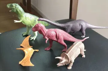 공룡 피규어 5체 세트 영국 박물관 영국 카네기 사파리