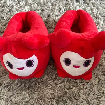 TWICE LOVELYS GiGO 한정판 봉제 인형 슬리퍼 채영