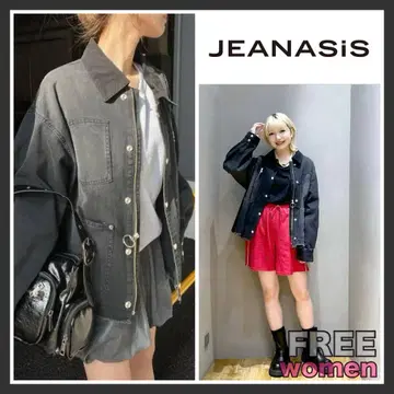 JEANASIS 포켓 워크 자켓 블랙