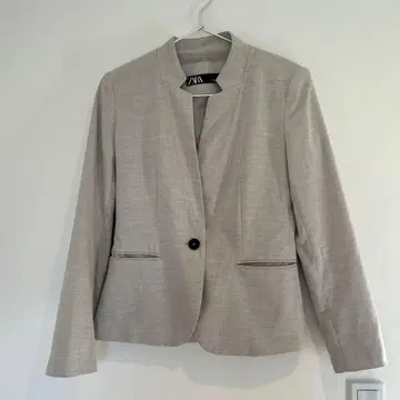 [ ZARA ] 베이지 싱글 버튼 자켓과 팬츠 셋업