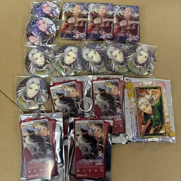 앙스타 중국 캔뱃지 키링 나기사 16개