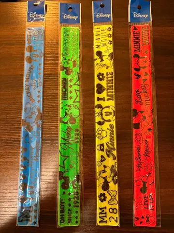 디즈니 반사 리스트 밴드 5개 4색 세트