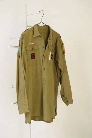 40s 호주 보이 스카우트 풀 오버 셔츠