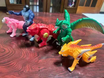 [레트로] 긴가맨 집결! 5대 별수 소프트 비닐 인형 당시 물품