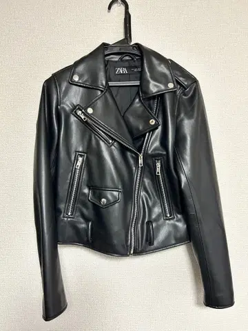 ZARA 블랙 라이더 자켓 S