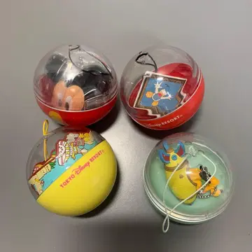 디즈니 캡슐 토이 4개