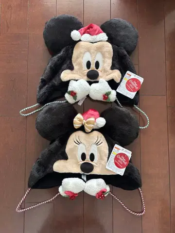 미키 미니 크리스마스 모자 세트