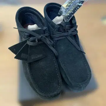 CLARKS Wallabee Boot GTX 블랙 스웨이드 UK 5