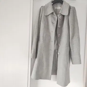 Real Riche 그레이 롱 코트 38