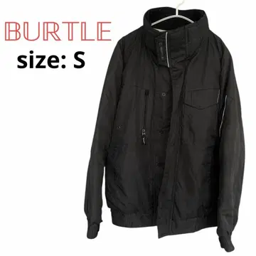 BURTLE 블랙 방한 블루종 워크웨어 자켓 S사이즈
