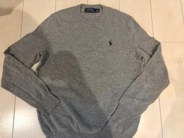 랄프 로렌 울 스웨터 그레이