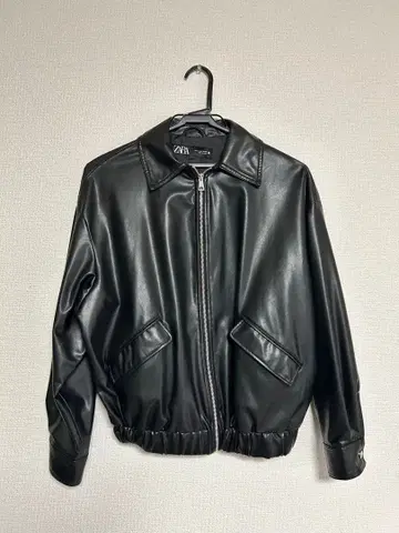 ZARA 블랙 싱글 라이더 자켓
