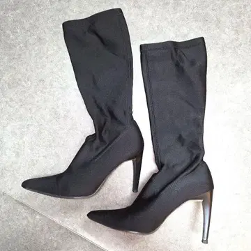 긴자 카네마츠 스틸레토 롱 부츠 신발 하이힐 22cm