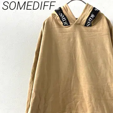 SOMEDIFF 후드티 후디 포켓 부착 로고 빅 루즈핏