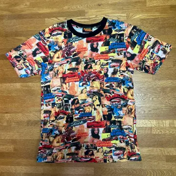 Hysteric Glamour 콜라주 프린트 티셔츠