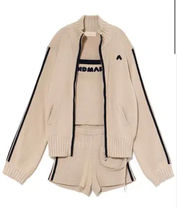 andmary Zoe full zip set up beige