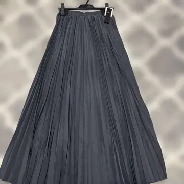 오메카시 그레이 플리츠 스커트