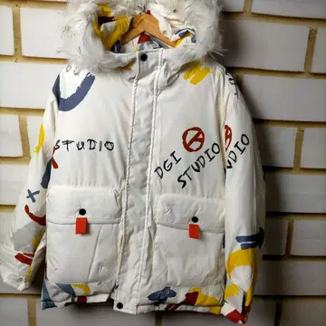 Emmanuela 컬러풀 다운 자켓