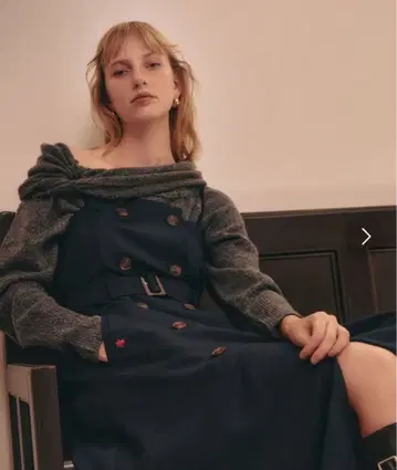 POLO BCS VIS 별주 트렌치 원피스 네이비