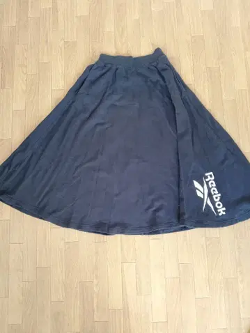 리복 다크 블루 롱 스커트