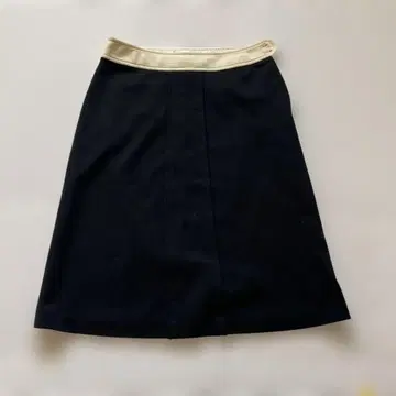 FACADE GREEN 타이트 스커트 42 블랙/아이보리