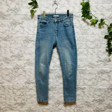 [ d55 ] [ 위고 ] 라이트 블루 스키니 데님 팬츠 [ S ]