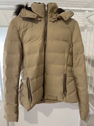 ZARA 자라 쇼트 퍼 다운 자켓 보아 안감