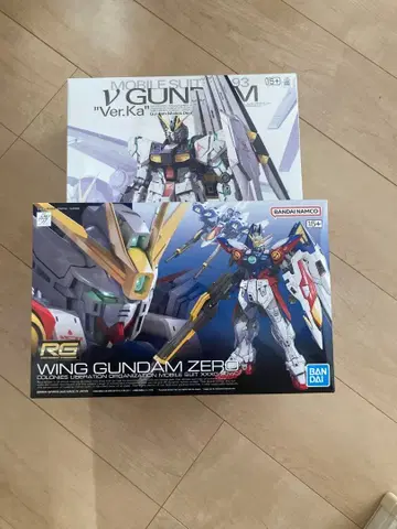 mg V건담 Ver.Ka & rg 윙건담 제로 세트