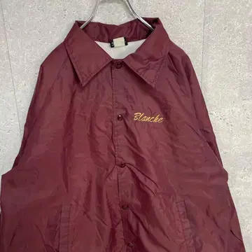 USA 제작 90s 빈티지 나일론 자켓 블루종 프린트 구제 의류 XL