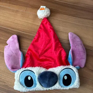 홍콩 디즈니 한정판 크리스마스 스티치 산타 모자 귀 포함