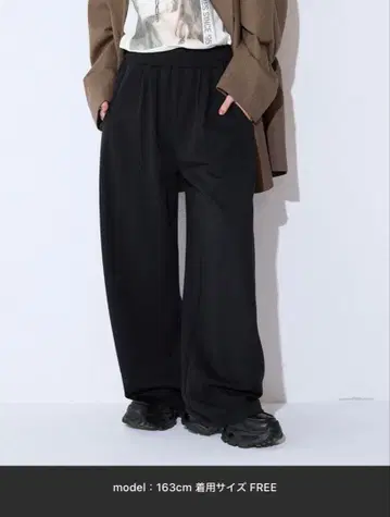 JEANASIS 맨투맨 코쿤 턱 팬츠 FREE