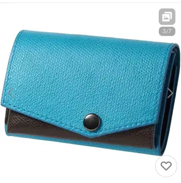abrAsus 남성용 지갑 터콰이즈 블루