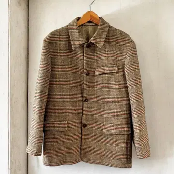 Karl Helmut 글렌체크 울 자켓 M