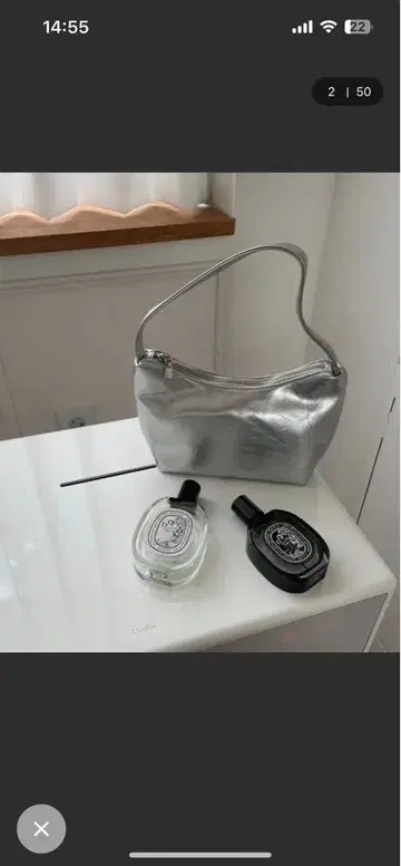 에나멜 미니 핸드백