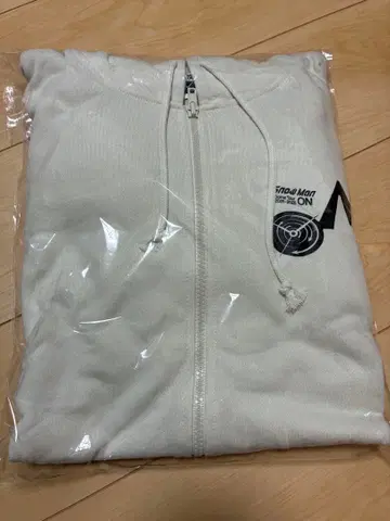 2025년 ON 풀 집업 후드티 화이트