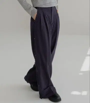 haek stripe 와이드 팬츠/스트라이프 와이드 팬츠