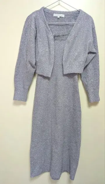 머큐리 듀오 S 니트 원피스 라벤더